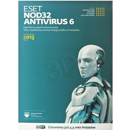 ESET NOD32 Antivirus na 1 urządzenie na 24 miesiące  (NA-K1D2Y)