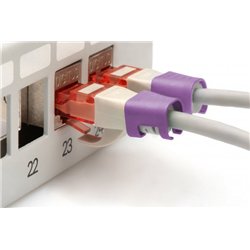 Digitus Farbclips für Patchkabel 100 Stk. Violett