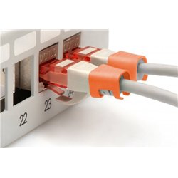 Digitus DIGITUS Farbclips für Patchkabel 100Stk. Orange