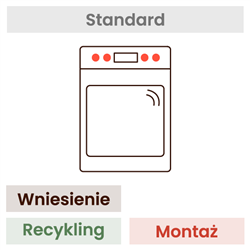Montaż kuchenki KOMFORT (wniesienie, wypoziomowanie, podłączenie do sprawnej i gotowej instalacji gaz/elek, recykling, demontaż 