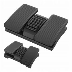 PLATINET FOOTREST PODNÓŻEK ERGONOMICZNY 432x320x105mm 2 LEVELS ADJUSTMENT BLACK [46199]
