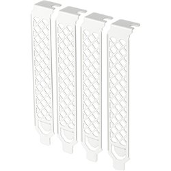 SilverStone SilverStone SST-Aeroslots2W - PCI Slotblenden, 4 Stück - weiß