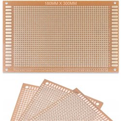 Rosfix ROSFIX JEDNOSTRONNA UNIWERSALNA PŁYTKA PROTOTYPOWA DRUKOWANA 18X30CM OTWORY