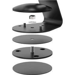Compulocks Compulocks Swivel Base for Core Stand - Drehelement - Schwarz - Standfussmontage