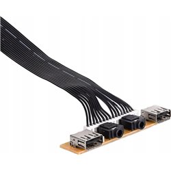 Akyga Panel I/O audio do obudowy ATX Akyga AK-CA-85 2x USB 2.0 78mm