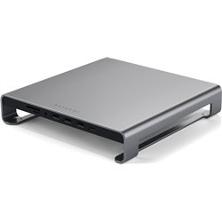 Satechi Podstawka pod monitor Aluminium 4-portowy gwiezdna szarość (ST-AMSHM)