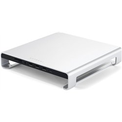Satechi Podstawka pod monitor Aluminium 4-portowy srebrny (ST-AMSHS)