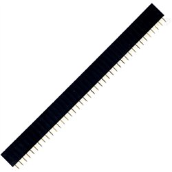 Pinheader 40pin dystans goldpin 8.5mm 2.54mm