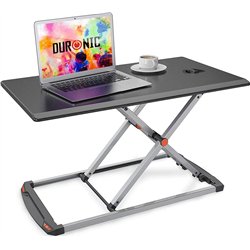 Duronic Duronic DM05D11 BK Podnośnik praca siedząca - stojąca | uchwyt na monitor i klawiaturę | biurko do pracy na stojąco | po