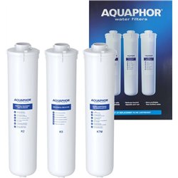 Aquaphor Aquaphor Morion Duży serwis - Komplet 3 wkładów do filtra Morion [K2, K5, K7M]