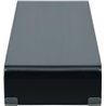vidaXL Podstawka pod monitor / telewizor szklana czarna (244139)