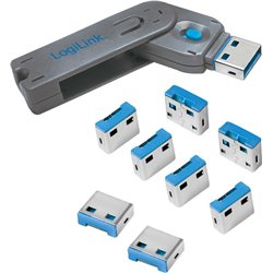 LogiLink Zestaw 8 blokad USB (AU0045)
