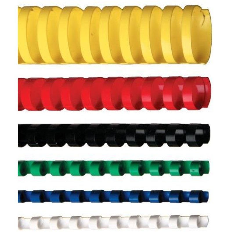 Opus Plastikowe grzbiety do bindowania 6mm czarny (ib06CZA)