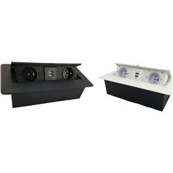 Daming GNIAZDO 2X 230V 2X USB / 3X230V DO BIUREK DAMING