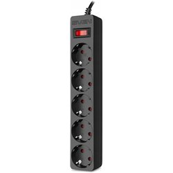Listwa przeciwprzepięciowa SVEN SF-05E 1,8 m, (5 gniazd) czarna