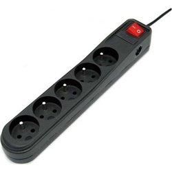 Listwa zasilająca Armac A5 przeciwprzepięciowa 5 gniazd 1.5 m czarna (A5/CZ/15)
