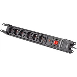 Listwa zasilająca Armac M6 Rack przeciwprzepięciowa 6 gniazd 3 m czarna (M6/30/R/CZ)