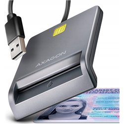 Axagon CRE-SM3T Czytnik kart identyfikacyjnych USB, 1.3m kabel