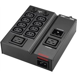 PowerWalker MBS/PDU IEC 1-3kVA rozdzielacz zasilania PDU 9 x gniazdo sieciowe Czarny