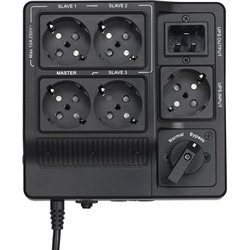 Listwa zasilająca PowerWalker 4 gniazda czarna (10120500)