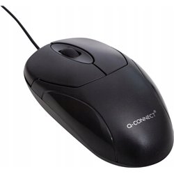 Q-Connect Myszka komputerowa Q-CONNECT, przewodowa, czarna