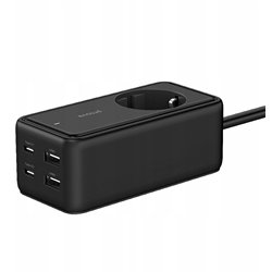 Listwa Przeciwprzepięciowa Zasilająca Przedłużacz 2x Usb 2x Type-c 1.5m 65w / Psp165220001