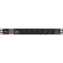 LOGON TUPS047 ochrona przeciwprzepięciowa 6 x gniazdo sieciowe 1,5 m