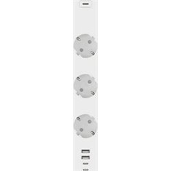 Listwa zasilająca Woox WOOX R6132 Inteligentna Smart listwa WiFi, 3 gniazda AC, 2 porty USB 2.0, 2 porty USB-C