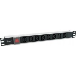 Listwa zasilająca Equip Steckdosenleiste 19"(1HE)8fach IEC320C14,1,8m Kabel,si
