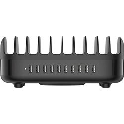 Inteligentna stacja ładowania Orico DUK-10P-V1 10 x USB-A - czarna