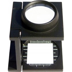 Carton Lupa tkacka x8 z podziałką skala 1,0mm