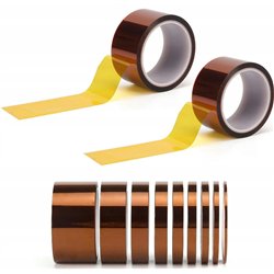 Rosfix 2X TAŚMA KAPTON KAPTONOWA OCHRONNA ODPORNA WYSOKA TEMPERATURA 12MMX30M 15MM