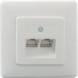 Rutenbeck UAE 2x8 (8) UP reinweiß (Nur als Vielfaches von 10 bestellbar)
