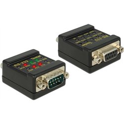Delock Tester RS-232 DB9 żeński  DB9 męski (87713)