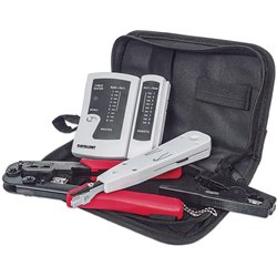 Intellinet Network Solutions Zestaw tester + narzędzie LSA + zaciskarka + ściągacz (780070)
