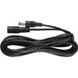 eSPe Przedłużacz DC 5.0m dwużyłowy 2x0.5mm2 w oplocie wtyk/gniazdo 2.1x5.5 mm