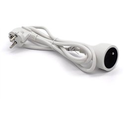 Przedłużacz DPM PS01 1-GN 1.5m biały