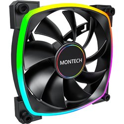 Montech Montech AX140 PWM ARGB Lüfter - 140mm, schwarz