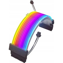 QingSea Przedłużacz ARGB przewód kabel do zasilacza 24Pin do płyty głównej QingSea