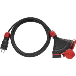 AWTools AWTOOLS PRZEDŁUŻACZ EXTREME 20m 3x1,5mm 3 GNIAZDA IP54 16A/4000W