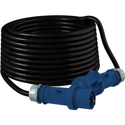Doktorvolt Przedłużacz 5m kampingowy 16A/3P IP44 230V H07RN-F 3x1,5 Doktorvolt 6336