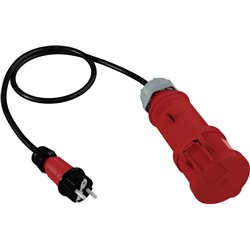 Doktorvolt Adapter 1m z wtyczki 230V Unischuko na gniazdo siłowe 230V/32A/5P 2780