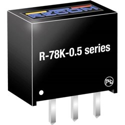 RECOM R-78K3.3-0.5 DC/DC-bilomformer 3.3 V 0.5 A 1.65 W Indhold 1 stk