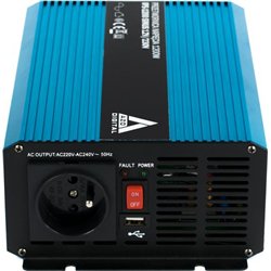 Przetwornica Azo SINUS 12V/230V 1200W (IPS-1200S )