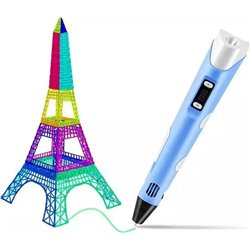 Spin Master 3D printing pen for creating figures from PLA / ABS Blue FUS3DPENBL