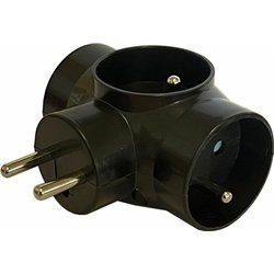 Konnoc DX-R3 kulatá rozbočka černá