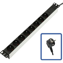 Lanview Lanview TUPS032 rozdzielacz zasilania PDU Czarny
