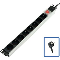 Lanview Lanview TUPS031 rozdzielacz zasilania PDU Czarny