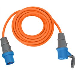 Triton Brennenstuhl 1167650610 rozgałęziacz 10 m 2 x gniazdo sieciowe Zewnętrzna Pomarańczowy