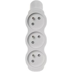 Emos Gniazdo przenośne 3x z/u białe (P0300N)